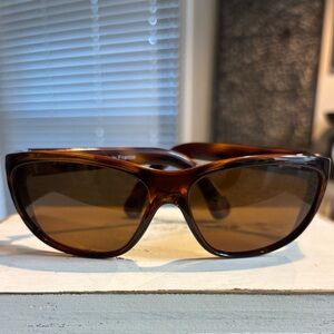 Ducal Wrap Fishing Brown Sunglasses